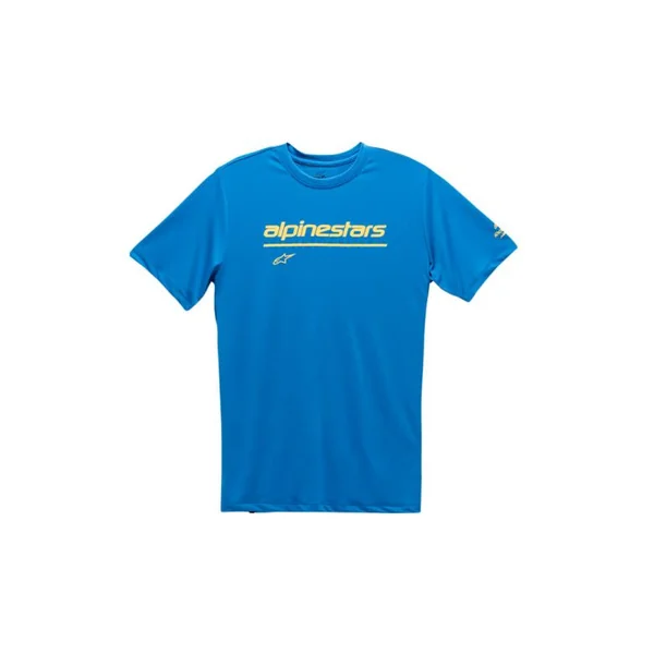 Alpinestars Tech Line Up Bright Blue Performance T-Shirt