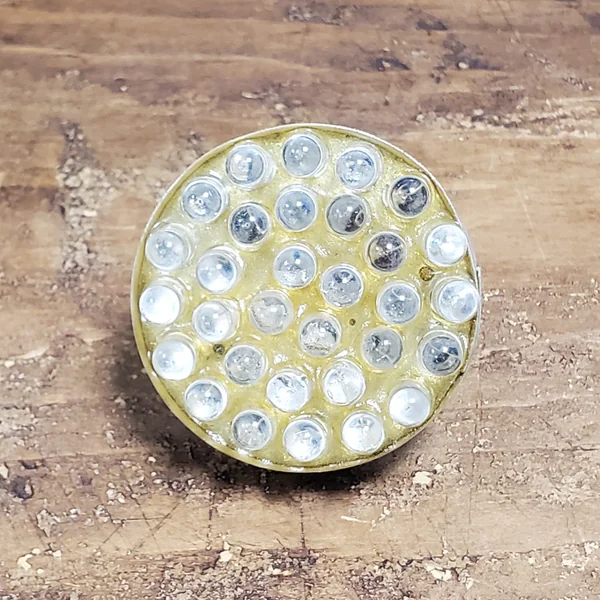 Amber LED Harley Motorcycle Turn Signal/Marker Light Bulb with 1156 Single Contact Socket for 12 Volt Systems – 31 LED Cluster – Vibration Resistant / Water Proof – SOLD INDIVIDUALLY - Image 2