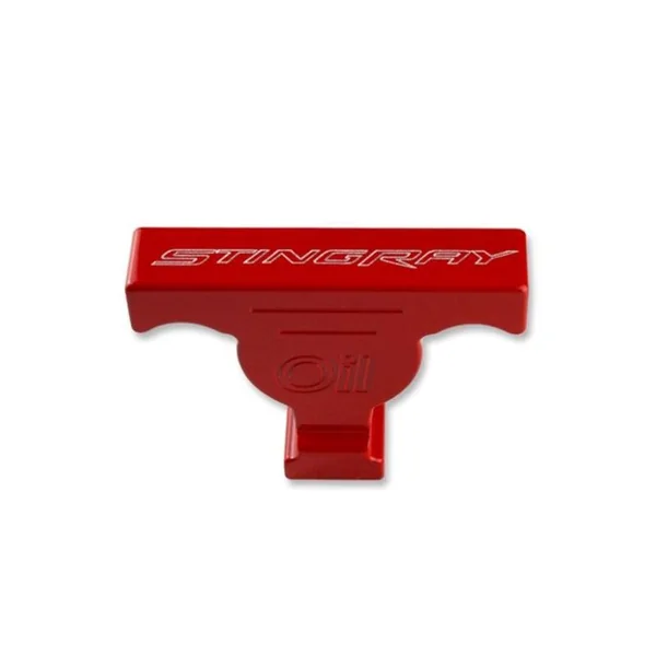 American Brother Designs Dip Stick Handle Cover, Stingray Font Logo, Color Options2014-2019 C7 Corvette Stingray
