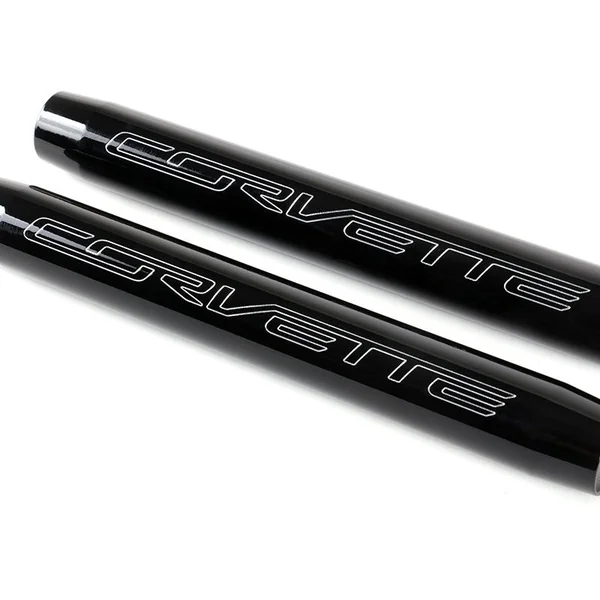 American Brother Designs Hood Shock Covers, Corvette Font Logo, Color Options2014-2019 C7 Corvette Stingray, Z06 - Image 9