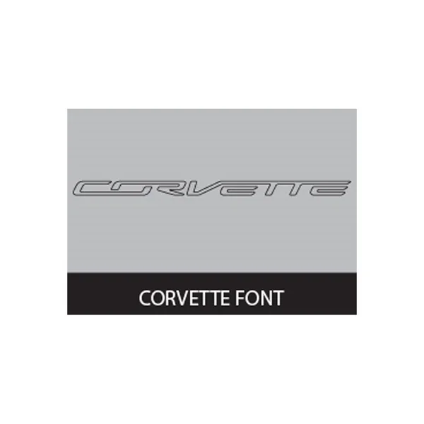American Brother Designs Hood Shock Covers, Corvette Font Logo, Color Options2014-2019 C7 Corvette Stingray, Z06 - Image 10