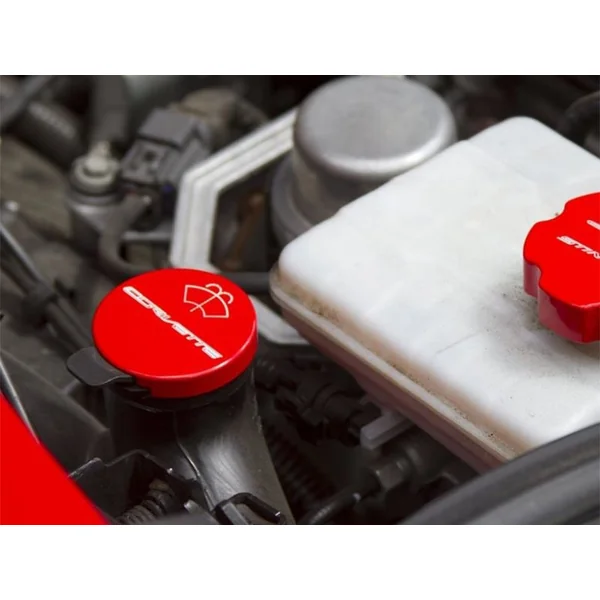 American Brother Designs Washer Fluid Cap Cover, Font Logo, Color Options2014-2019 Corvette C7 Corvette Stingray, Z06 - Image 2