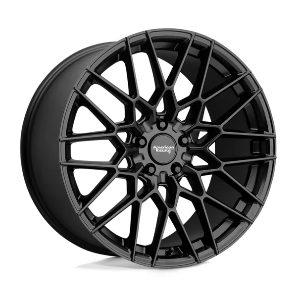 American Racing Barrage Rear Wheel, Satin Black, 19x102015-2026 Ford Mustang