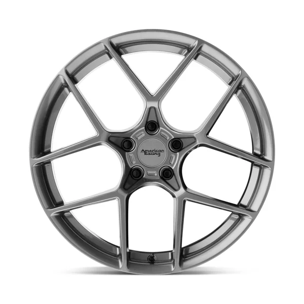 American Racing Crossfire Front Wheel, Graphite, 18x8.52005-2019 Corvette Base, Stingray & Z51 - Image 2