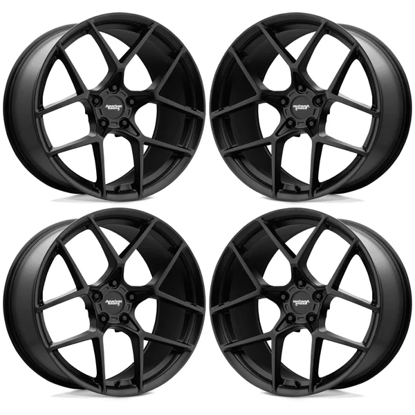 American Racing Crossfire Wheel Set, Satin Black, 20x9/20x10.52010-2024 Camaro