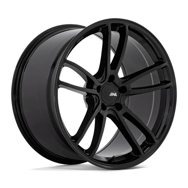 American Racing Mach Five Wheel Set, Gloss Black, 20x10 +35/20x11 +502015-2026 Ford Mustang - Image 3