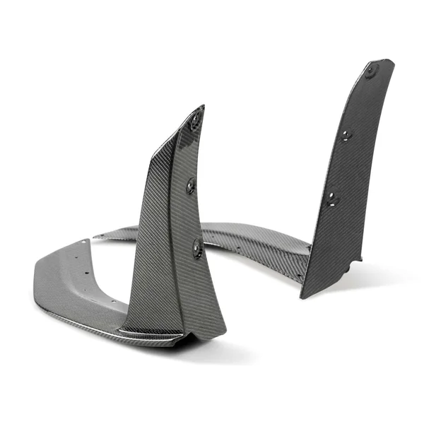 Anderson Composites Front Splitter Wickers, Carbon Fiber2020-2022 Ford Mustang GT500 - Image 2