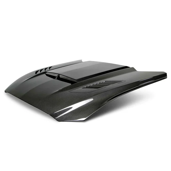 Anderson Composites Ram Air Double Sided Hood, Carbon Fiber2015-2017 Ford Mustang - Image 2