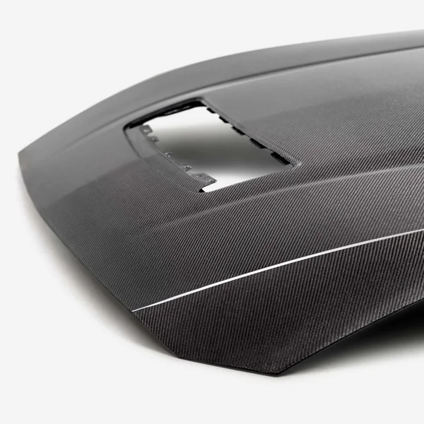 Anderson Composites Type-OE Double Sided Hood, Carbon Fiber2024-2026 Ford Mustang - Image 4