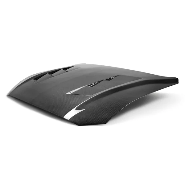 Anderson Composites Type-SA Heat Extractor Double Sided Hood, Carbon Fiber2018-2023 Ford Mustang - Image 2