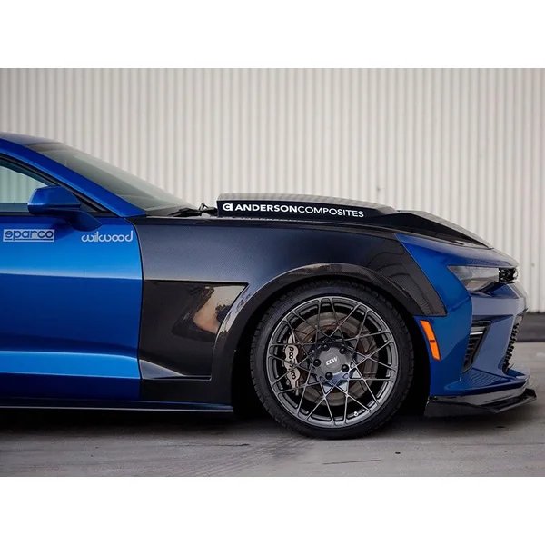 Anderson Composites Type-SS Vented Fenders, Carbon Fiber2016-2024 Camaro Non-ZL1 - Image 6
