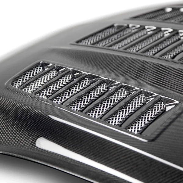 Anderson Composites Type-TW Double Sided Hood, Carbon Fiber2015-2017 Ford Mustang - Image 4