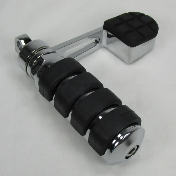 Anti-Vibration Foot Rests with Heel Supports - Chrome, Sold As A Pair, For Use with Most Harley Davidson Models - Image 7