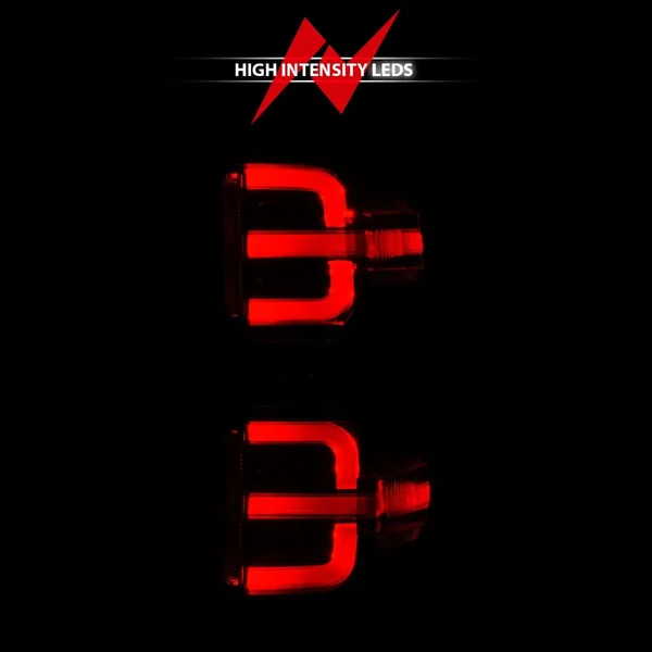 ANZO Sequential LED Taillights w/ Light Bar, Black Housing, Clear Lens2014-2018 Silverado 1500 - Image 6