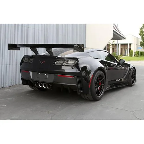APR 71" Chassis Mount Adjustable GTC-500 Wing Kit, Carbon Fiber2015-2019 C7 Corvette Z06 & Grand Sport - Image 3