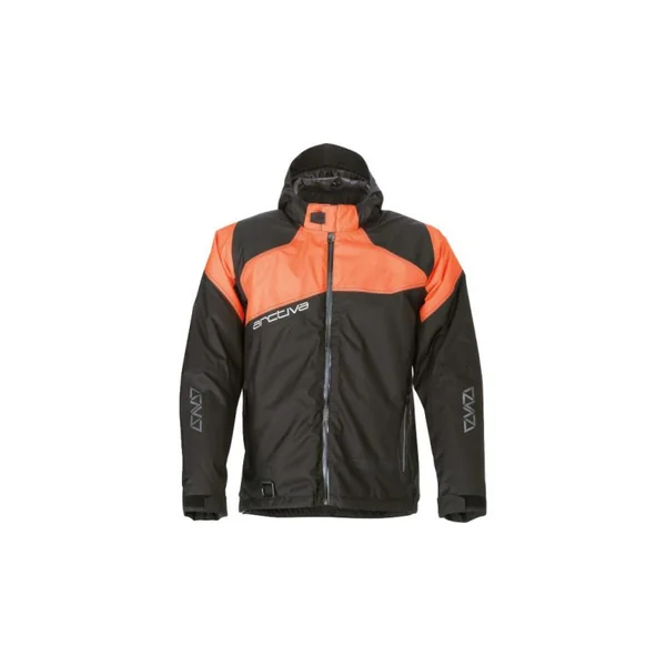 Arctiva Pivot 5 Snow Hooded Insulated Orange Jacket