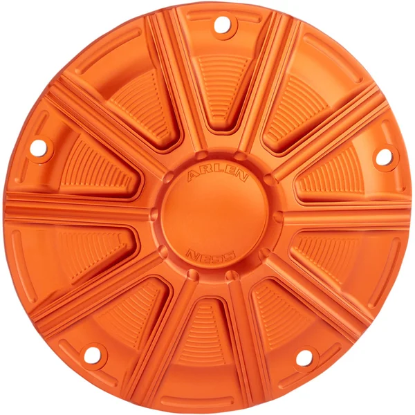 Arlen Ness 10-Gauge Derby Cover for 1999-2018 Harley Big Twin - Orange