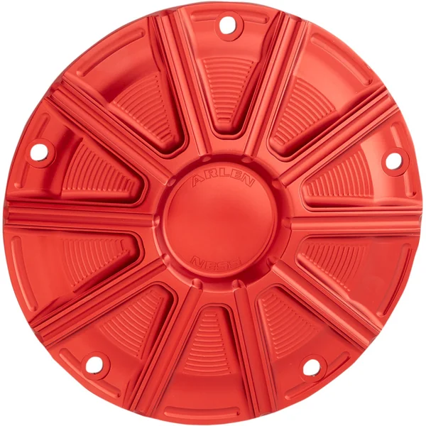 Arlen Ness 10-Gauge Derby Cover for 1999-2018 Harley Big Twin - Red