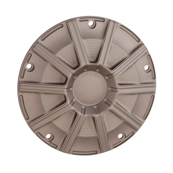 Arlen Ness® 10-Gauge Derby Cover with Titanium Anodized Finish for 16-20 Harley Dressers / HD F-L Trike, 15 FLHTCUL / FLHTKL 700007