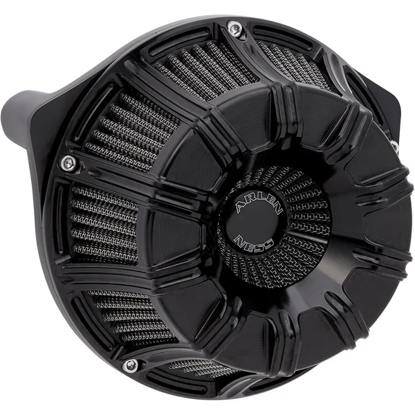 Arlen Ness 10-Gauge Inverted Air Cleaner for 2008-2017 Harley Twin Cam Electronic Throttle - Black