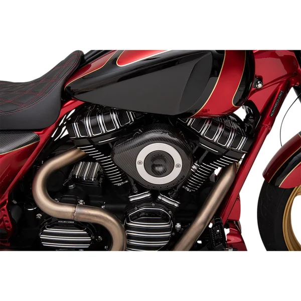 Arlen Ness 10-Gauge Rocker Box Covers for 2017-2024 Harley M8 - Black/Machine Cut - Image 2