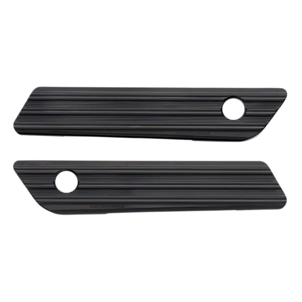 Arlen Ness® 10-Gauge Saddlebag Latch Covers in Black (Sold as pair) for 14-up FLT Touring / Bagger 03603