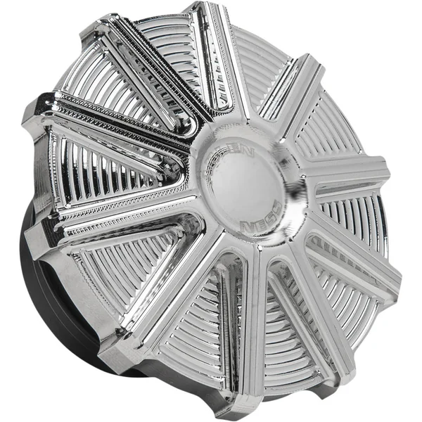 Arlen Ness 10-Gauge Vented Gas Cap for 1997-2024 Harley - Chrome