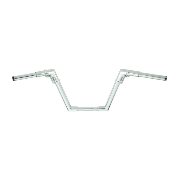 Arlen Ness® 1.25" Mini Ape Hanger Modular Handlebars in Chrome with 10" Rise for 99-13 Harley Road Glide, Dyna, Softail, and Sportster 20012