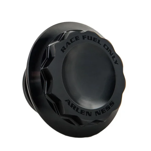 Arlen Ness 12-Point Style Vented Gas Cap for 1997-2024 Harley - Black