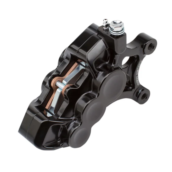 Arlen Ness® 14" Ness Tech 6-Piston Front Left Caliper in Black for some 2008+ Harley models 02211
