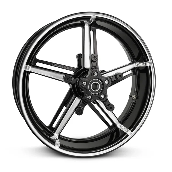 Arlen Ness 18" x 5.50" Factory 24 Fat Front Forged Wheel for Harley - Black