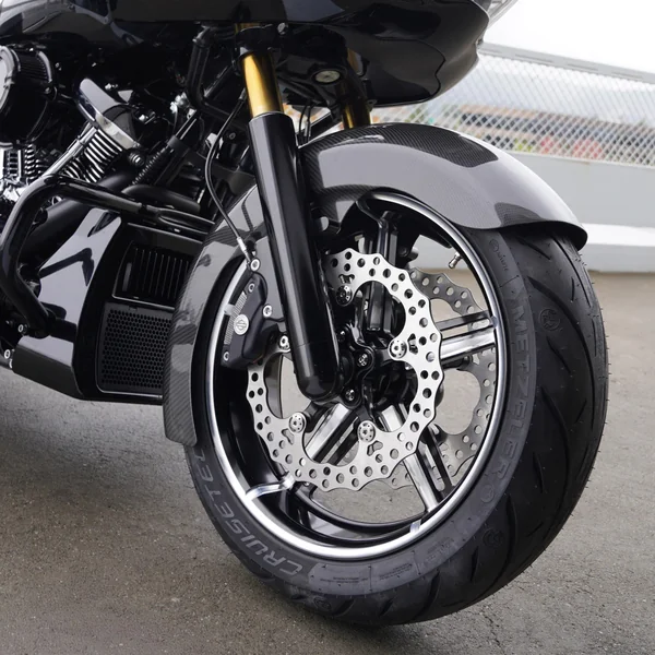 Arlen Ness 18" x 5.50" Factory 24 Fat Front Forged Wheel for Harley - Black - Image 3