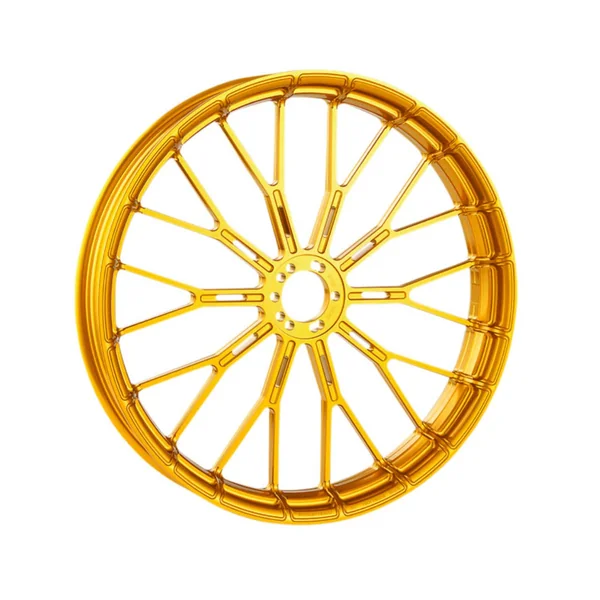 Arlen Ness® 18" X 5.50" Y-Spoke Gold Aluminum Rear Wheel / Rim for some Harley and Indian models (Wheel Only)71546
