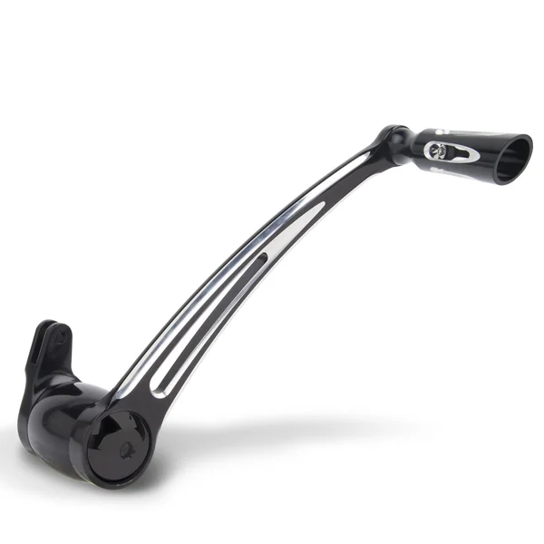 Arlen Ness® 1" Longer Brake Arm for 2000-2010 Harley-Davidson Softail FXST; 2011-2013 Softail FXS; 2008-2011 Rocker FXCW - Deep Cut - Black Anodized - Made in U.S.A.