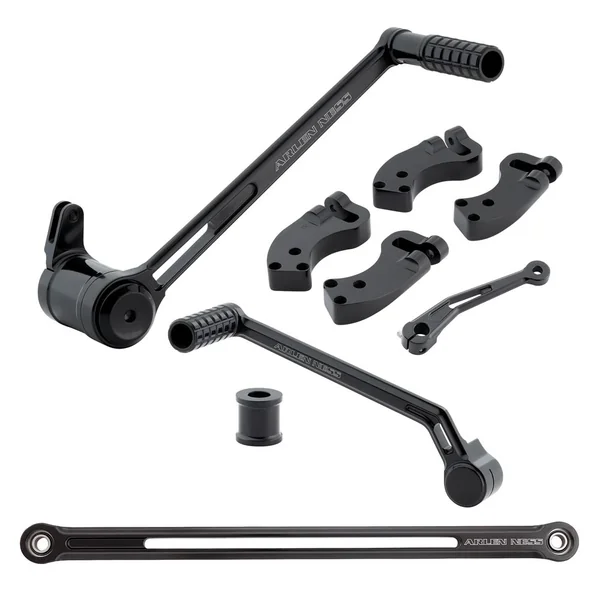 Arlen Ness +3" Extended Foot Control Kit for 2014-2023 Harley Touring - Black