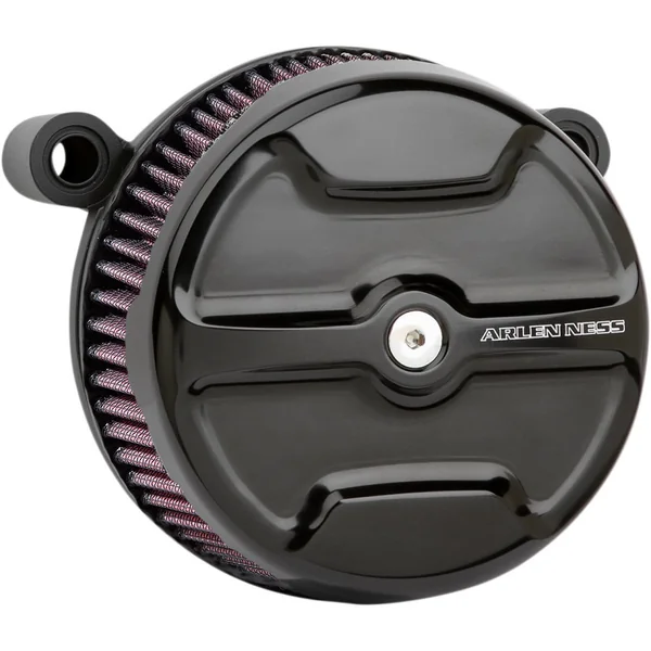 Arlen Ness Big Sucker Air Cleaner Kit for 2008-2017 Harley Twin Cam Electronic Throttle - Black Knuckle
