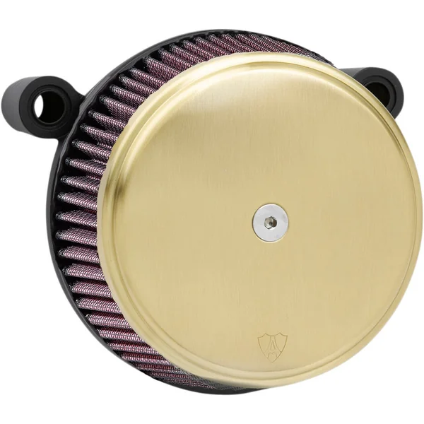 Arlen Ness Big Sucker Air Cleaner Kit for 2008-2017 Harley Twin Cam Electronic Throttle - Brass