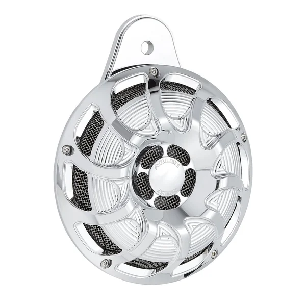 Arlen Ness® Billet Horn Kit for '17-'20 M-Eight Models; '99-'17 Twin Cam Models | Drift | Chrome