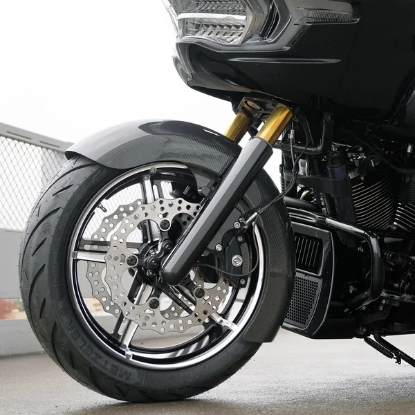 Arlen Ness Carbon Fiber Fat 18" Rapper Front Fender for 2024-2025 Harley Touring - Image 4