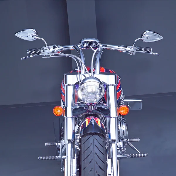 Arlen Ness Chrome Teardrop Mirrors with Steel Stems - Image 4