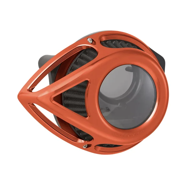 Arlen Ness® Clear Tear™ Air Cleaner in Orange for 17+ Harley FLT Touring / Bagger - FLHT / FLHR / FLHX / FLTR and 18+ Softail 600000