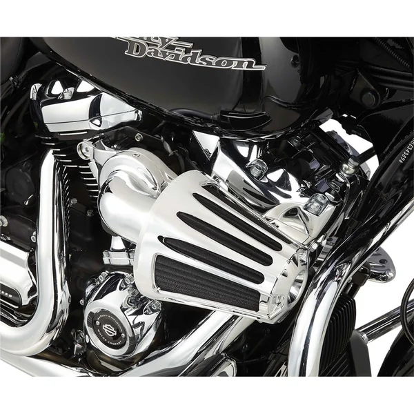 Arlen Ness Deep Cut Monster Sucker Air Cleaner for 2017-2023 Harley M8 - Chrome - Image 3