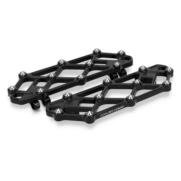 Arlen Ness Diamond Floorboards for Harley - Black