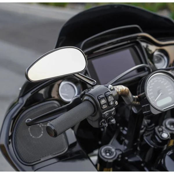 Arlen Ness Downdraft Forged Mirrors for Harley - Black - Image 4