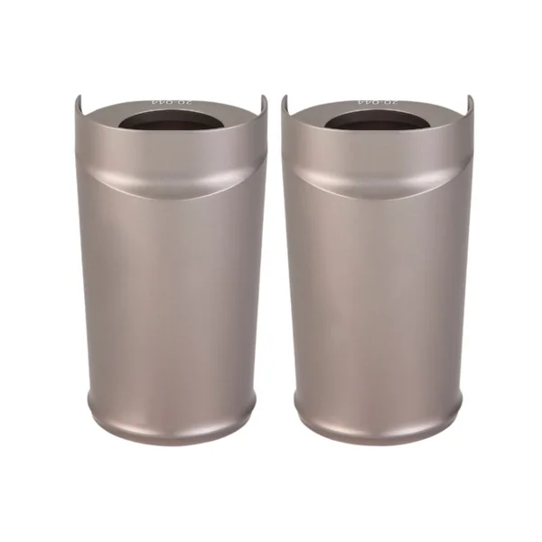 Arlen Ness® Fork Boot Covers in Smooth Titanium finish for 80-13 Harley FLT / FLHT, 06-13 FLHX / H-D FL Trike 20005