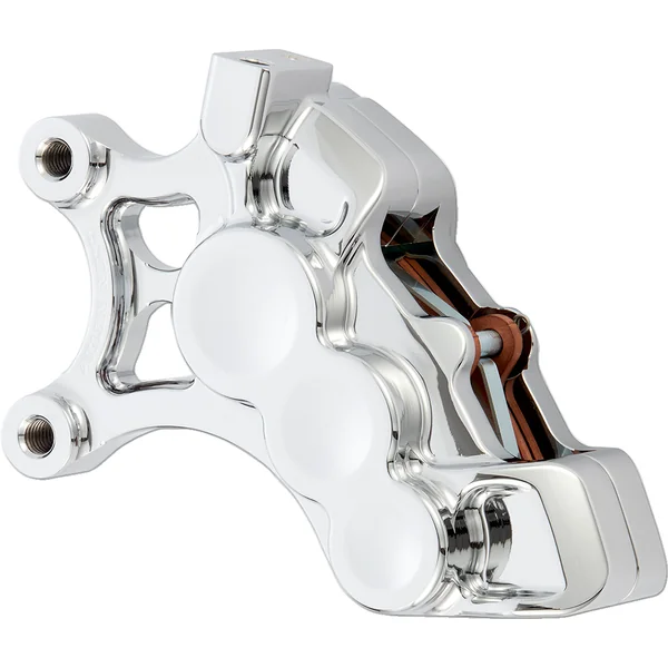 Arlen Ness Front 6-Piston Differential Bore Brake Caliper for Harley - Chrome