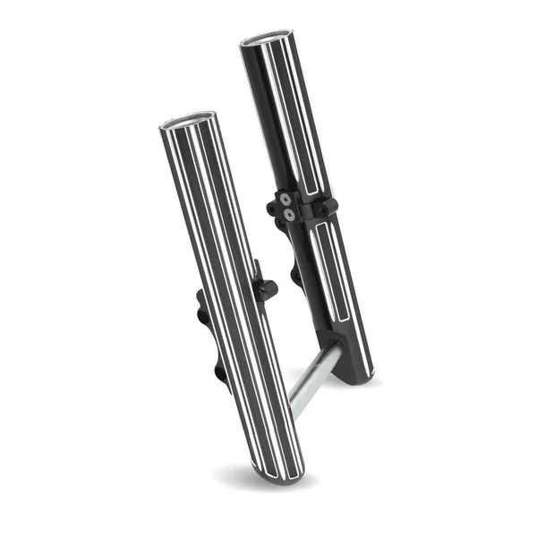 Arlen Ness® Hot Legs™ Single Disc Fork Legs in 10-Gauge Black finish for 08-13 Harley FLT 40521