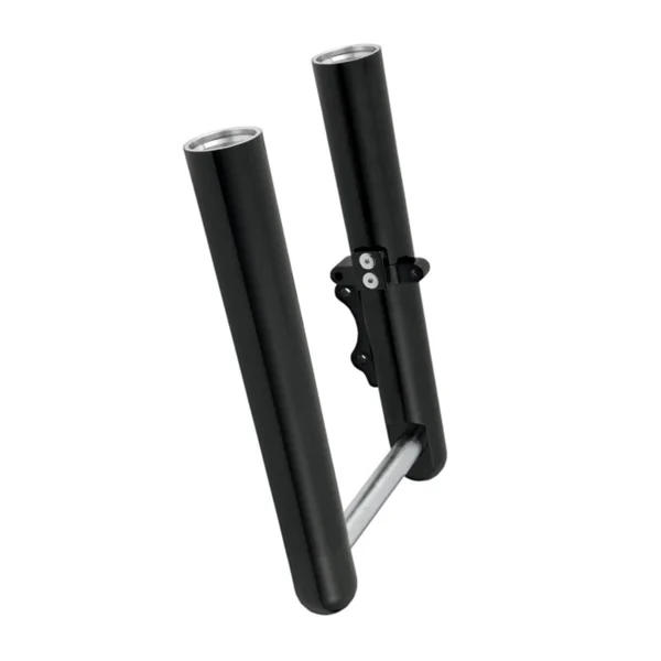 Arlen Ness® Hot Legs™ Single Disc Fork Legs in Smooth Black finish for 14-20 Harley FLHT / FLHR / FLHX / FLTRX / FLTRU / FLTRK models 40511