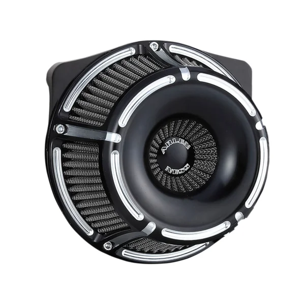 Arlen Ness® Inverted™ Series Air Cleaner in Slot Track Black for 91+ Sportster 883 / 1200 with CV Carb or Delphi EFI 18925