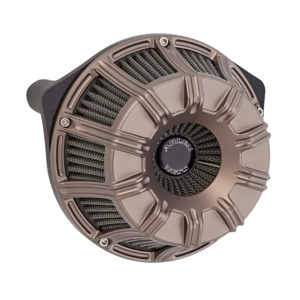 Arlen Ness® Inverted Sucker™ Air Cleaner in Titanium finish for 08-16 Harley FLT / 16-17 FLST and FXDLS (FBW) 600013